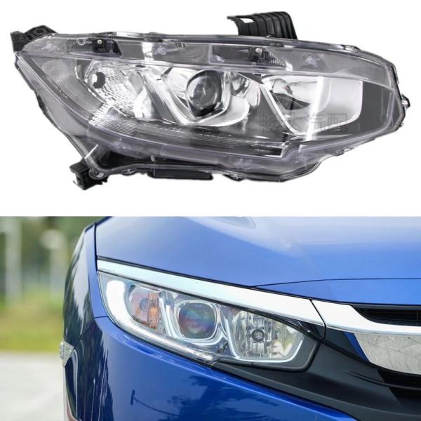 Светодиодный фар для Honda Civic 10-го поколения 33150-TET-H01 FC1 FC7 FK7