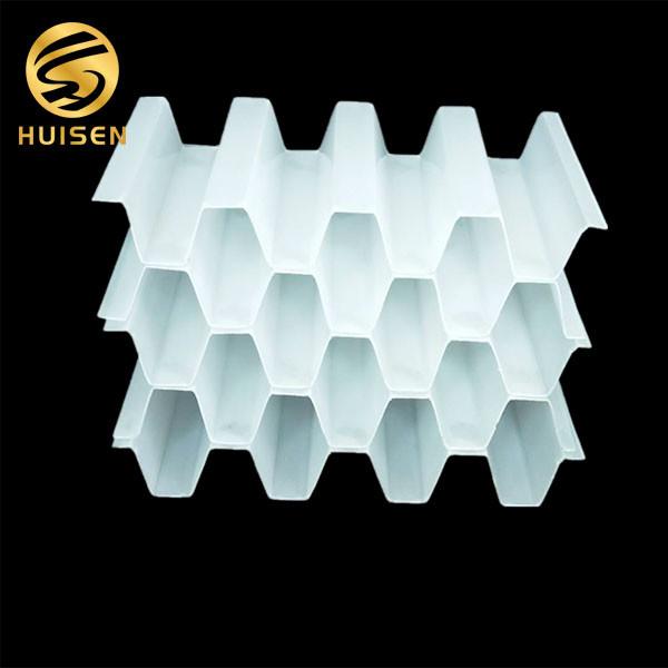 White PP Lamella Tube Settler Inclined Pipe Sedimentation Tank Support