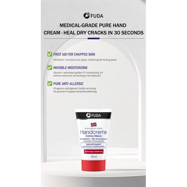 Fragrance Free Petrolatum Concentrated Hand Cream For Sensitive Skin Dryness Cracking