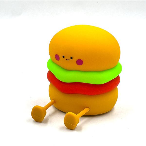 Night Light For Kids Cute Silicone Nursery Hamburger Lamp For Girls Boys Squishy  BedroomNight Light Timer Besides Lamp