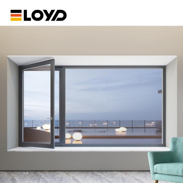 Ventana de revestimiento de aluminio arquitectónico para proyectos de alta gama