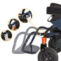 Alliage d'aluminium pliant de fauteuil roulant électrique de batterie au lithium