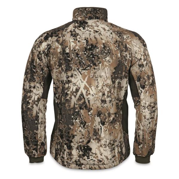 6 Pockets Design Mens Camo Hunting Jacket 100% Polyester Mesh Lining