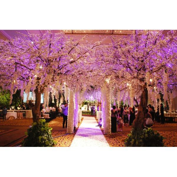 UVG CHR017 Artificial Wishing Tree pink cherry flower trees for indoor decoration 12ft hig