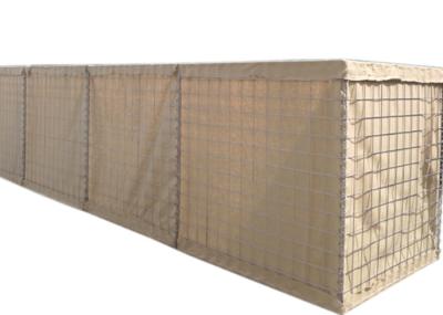 Diâmetro de fio militar de Gabion 4mm 5mm da parede do bastião de Gabion Hesco
