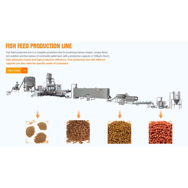 Fully Automatic SLG85 500kgh Fish feed extruder machine in SBN