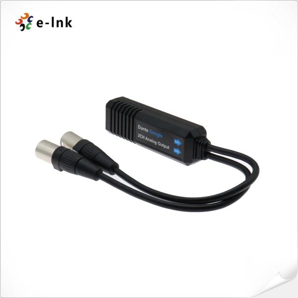Dante 2Ch convertisseur de dongle de sortie analogique