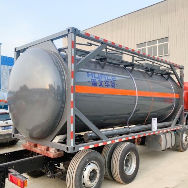 Durable 28000L ISO Tank Container For Heavy Duty Liquid Chemical Transportation