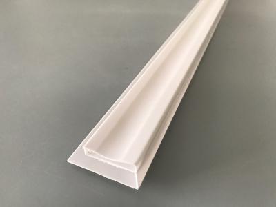 Glossy Printing Extruded Plastic U Channel Waterproof UV Protection