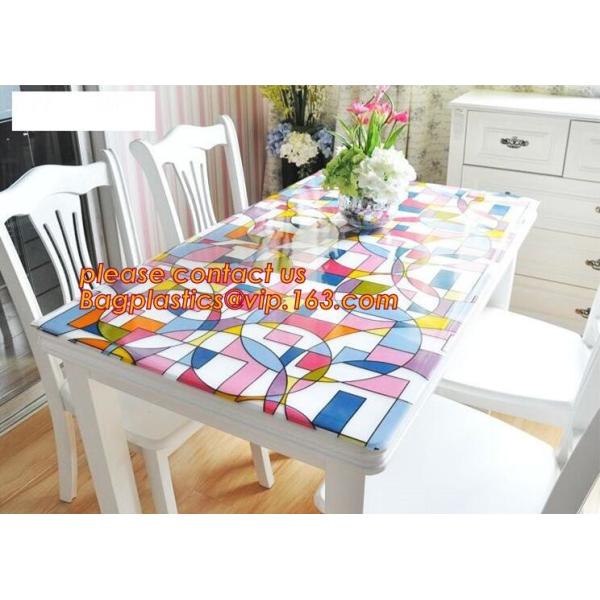 cartoon theme party for kids happy birthday party tableware, Festival Pink Tablecover Supply,Transparent Rectangle Kitch