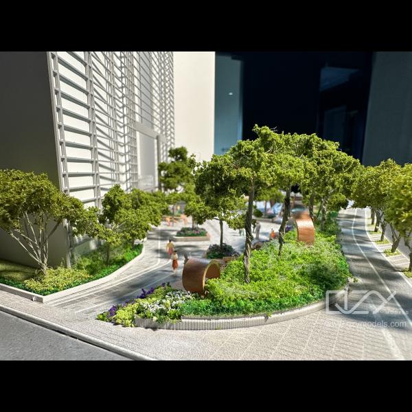 UPDIS -1/150 Шэньчжэнь Женщины и дети Дружественное соседство ландшафтная модель