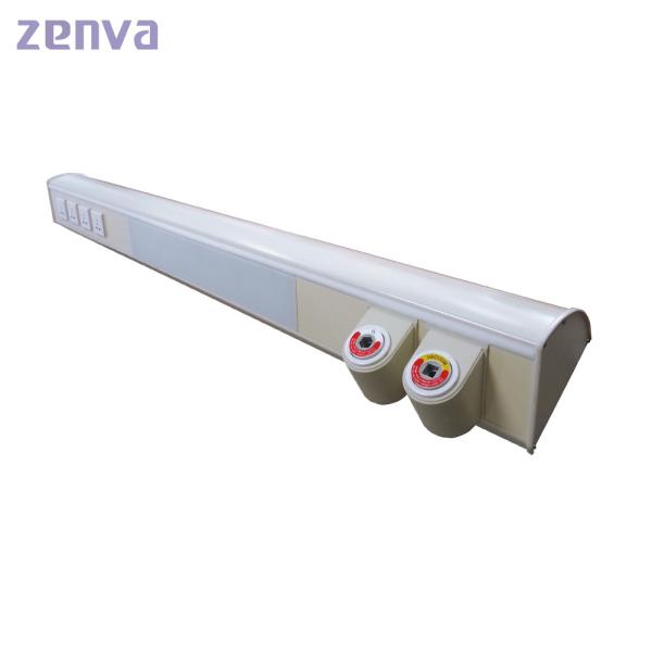 Aluminum Alloy Medical Gas Bed Head Units For Hospital 183 Mm Width