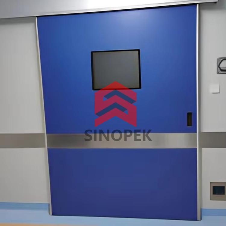 Electric Airtight Sliding Cleanroom Door | Space-Saving | GMP Standard