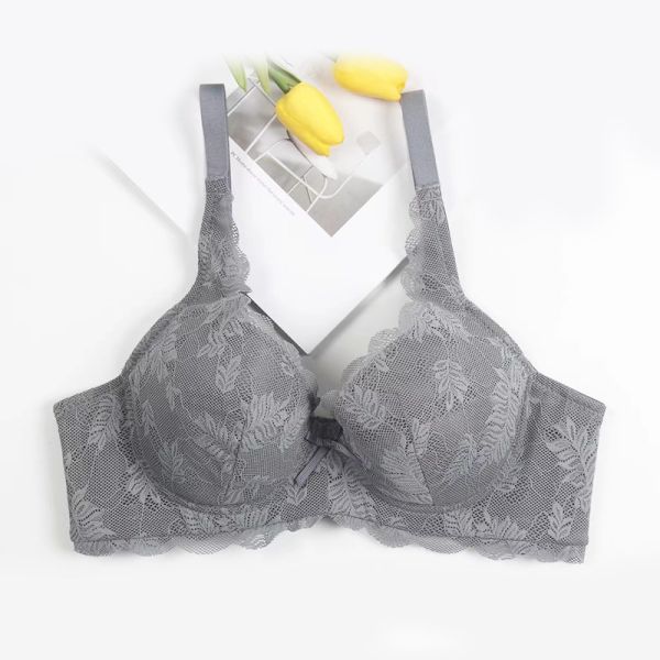Lace Women Bra Three Hook-and-eye Wire Free Comfort Bra High Quality Lace Design Women Bra
