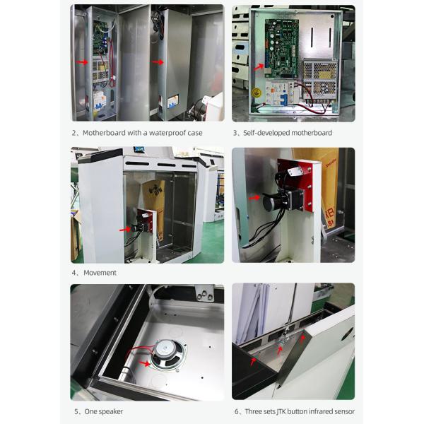 Longitud electrónica 300m m del brazo de la puerta de la barrera de la aleta del motor sin cepillo de DC