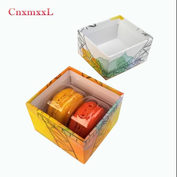 Макаронная упаковка Торт закуска Небо и Земля Обложка подарок Картонная коробка Пустая