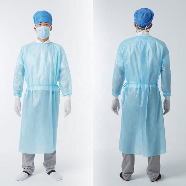 Streile Disposable Protective Gowns / Reinforced Surgical Robe Anti - Bacteria