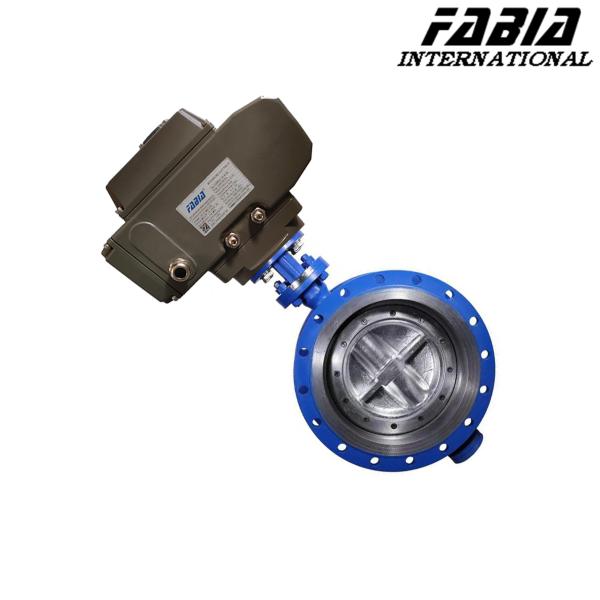 Válvula de borboleta industrial de vedação elétrica de grande diâmetro