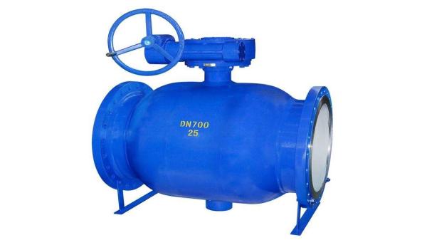 Durable Fire Safe Design Ball Valve / Fully Welded Ball Valve Blue Color