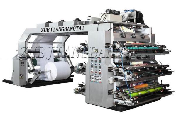 Rolling Paper Flexo Printing Machine By Auto Tension Control