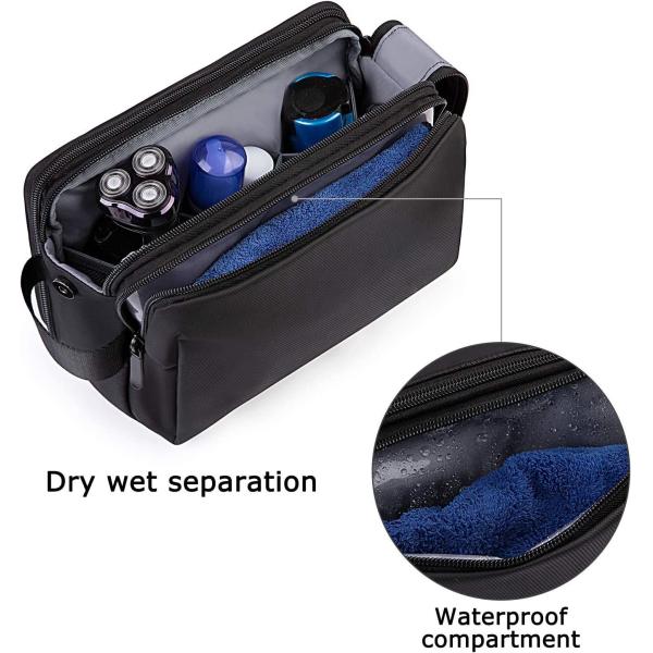 Сумка гигиенической косметикаи &Storgae сумки набора Dopp организатора гигиенической косметикаи перемещения водостойкая брея противоударная защитная для людей