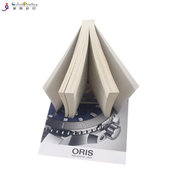 Softcover Perfect Bound Magazine Printing Services Standard Size 160X160mm