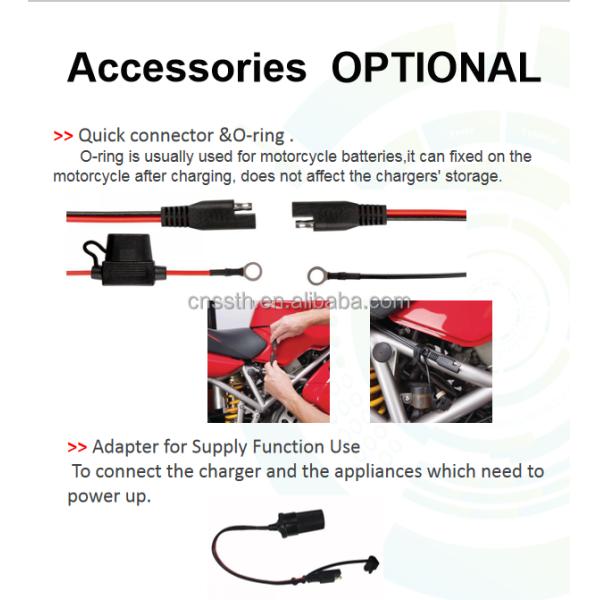Cargador de baterías de automóviles de plomo a prueba de agua 2A 6A 6V/12V Cargador de baterías