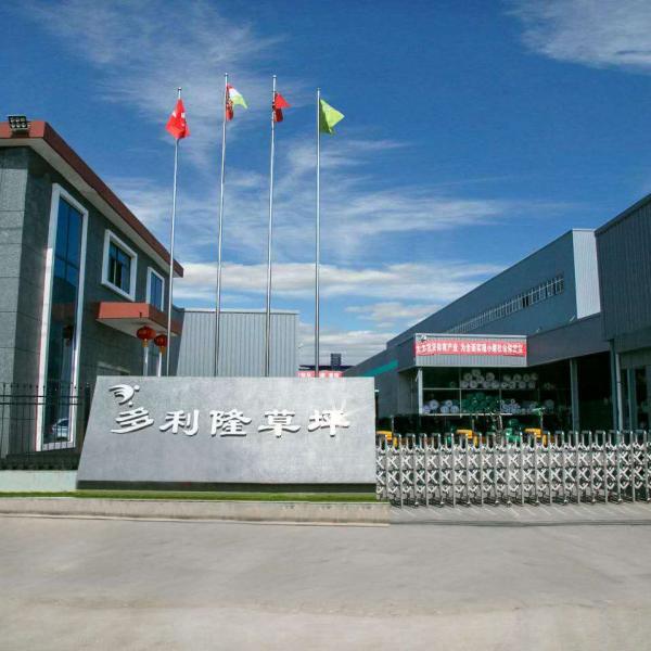 Monofilament PE Outdoor Football Field Grass at High Density with 16/10cm Stitch Rate