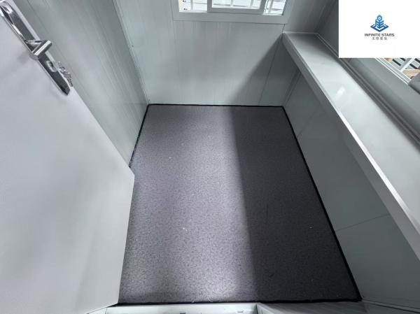 Customizable Mobile Steel Security Booth Durable Aluminum Window Included