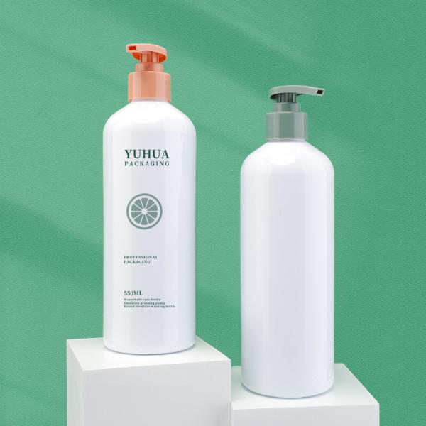 botella Logo Pump Dispenser de sellado caliente de la loción del ANIMAL DOMÉSTICO 550ml