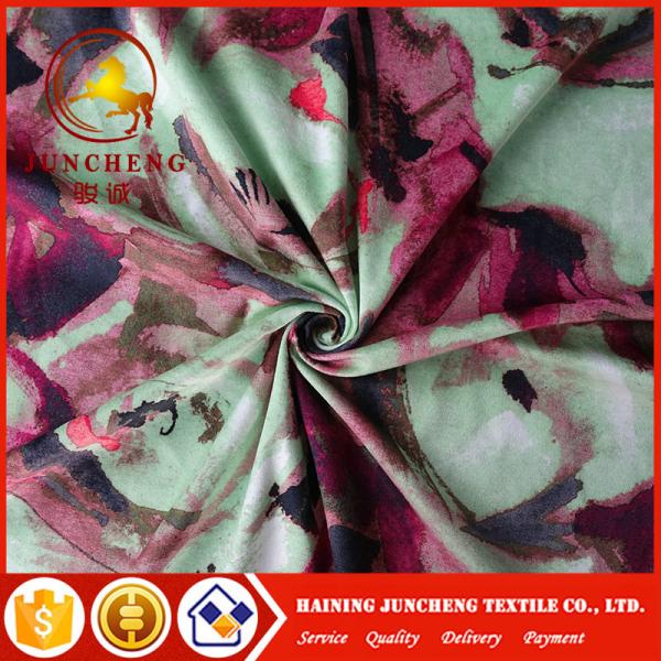 2019 new paper printing Holland velvet fabric