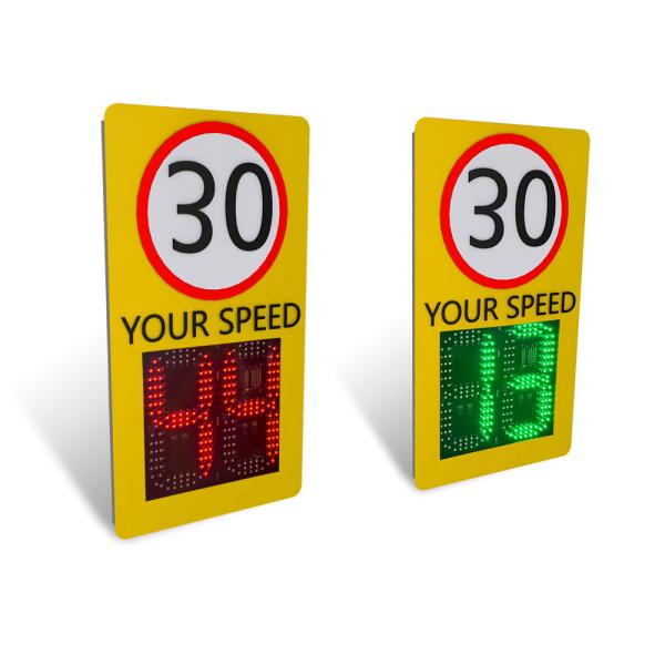 Интегрированные солнечные светодиодные радарные сигналы скорости AC110-220VAC DC12/24V