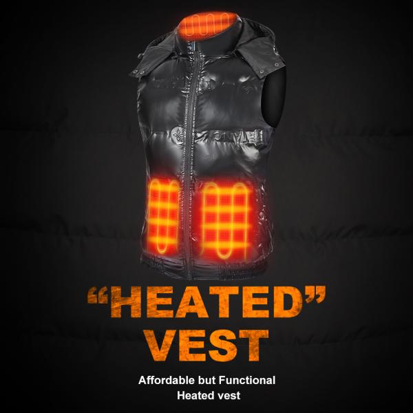 Unisex Winter 4 9 11 Zone Heating Gilet Waistcoat Thermal 3 Ajustable Temperature