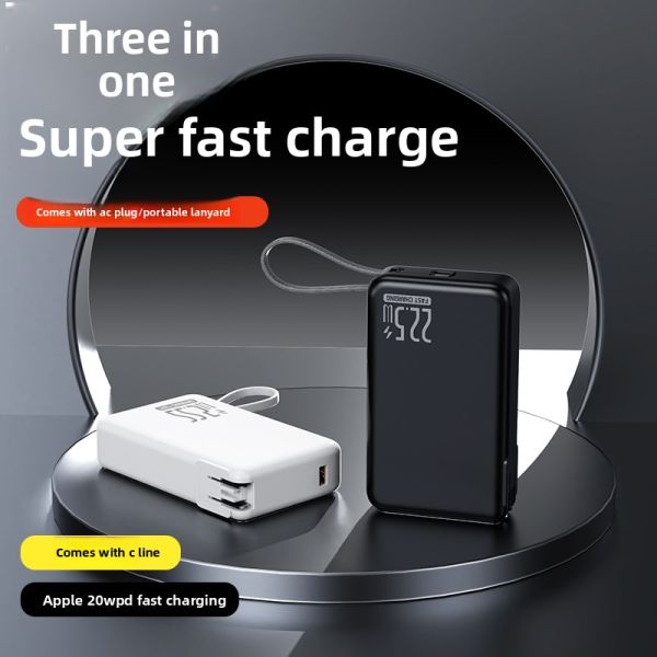 Never Run Out of Battery AC Plug Power Bank 385g / 22.5W Onput