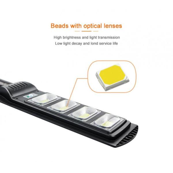 80CRI Рождественская солнечная светодиодная уличная лампа 200 Вт 240 Вт IP65 солнечная уличная лампа