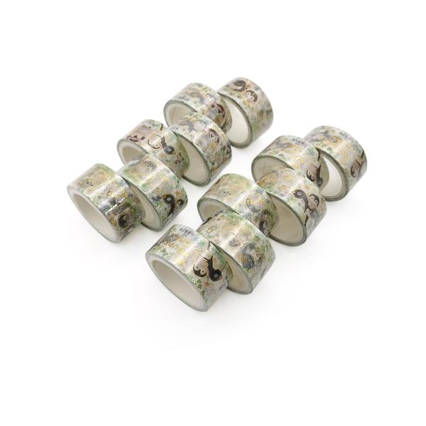 Personalized Beautiful Gold Foil Washi Tape For Holiday Decoration