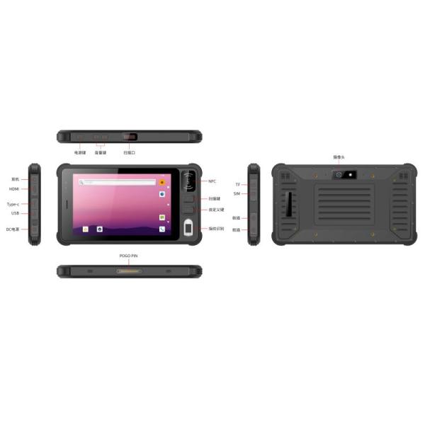 Дисплей 8 планшета андроида дюйма Nits блока развертки HDMI 1000 мини изрезанного 2D