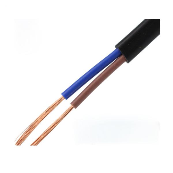 2192Y multi-cores copper PVC insulation and flat PVC jacket H05VVH2-F RVVB cables