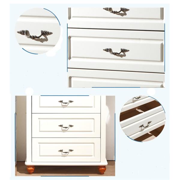 Antique Classic living cabinet with three four drawer chest