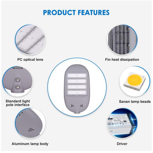 Lámparas de calle LED urbanas modernas de alta eficiencia