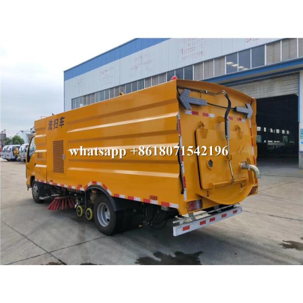 High Pressure Truck Mounted Road Sweeping Machine Vacuum Street Cleaning Truck