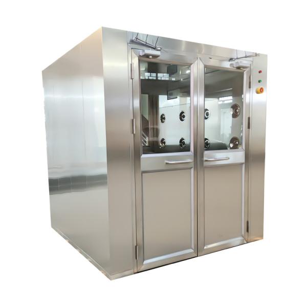 304 Stainless Steel FDA-Certified Dual Door Cargo Air Shower for Cleanroom Decontamination