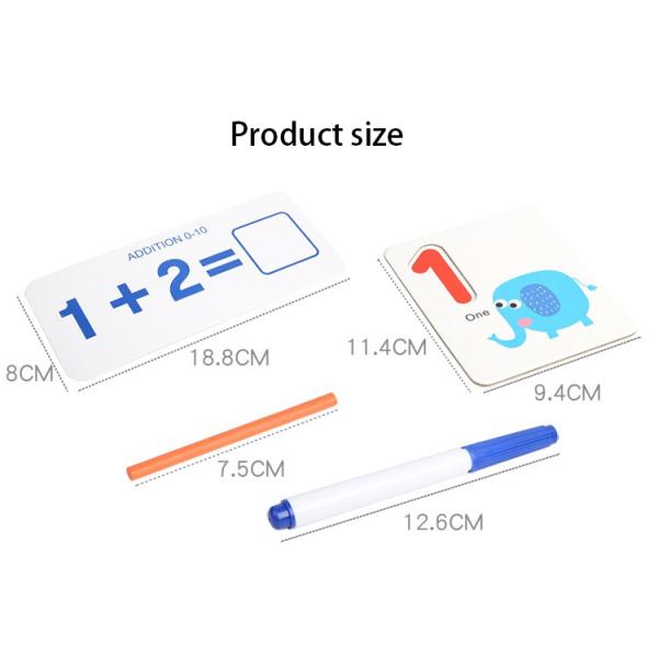Нетоксическое 15cm Montessori считая доску умножения доски деревянную