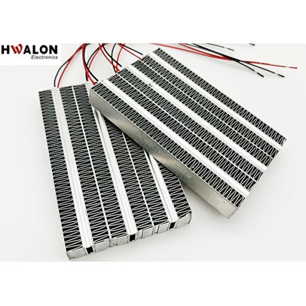 300W PTC Алюминиевый нагреватель Керамический нагреватель воздуха Постоянная температура Нагревательный элемент для вентиляционного устройства 120 * 75 * 15 мм