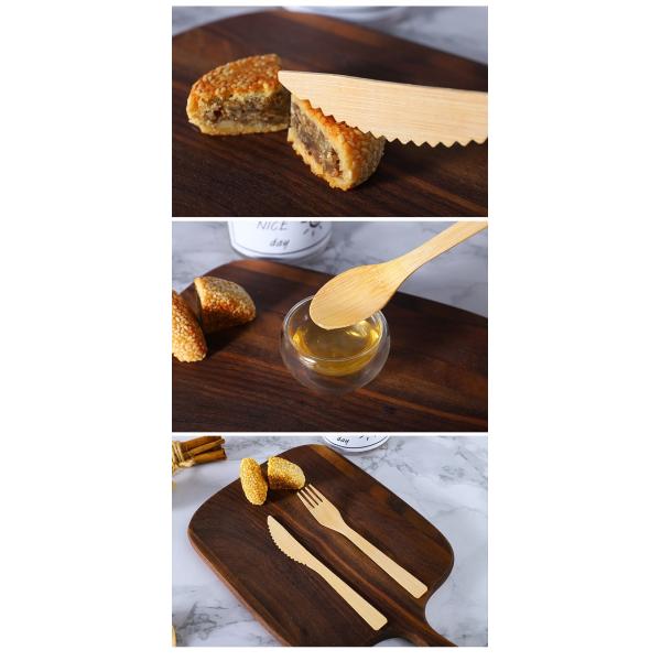 100% столовых приборов бамбуковых утварей устранимых устанавливает Biodegradable сверхмощное