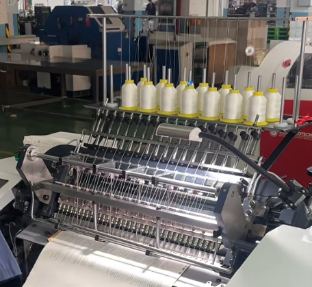 Professional Grade Book Binding and Sewing Machines Capable of Producing Bound Books with Consistent Stitching Patterns