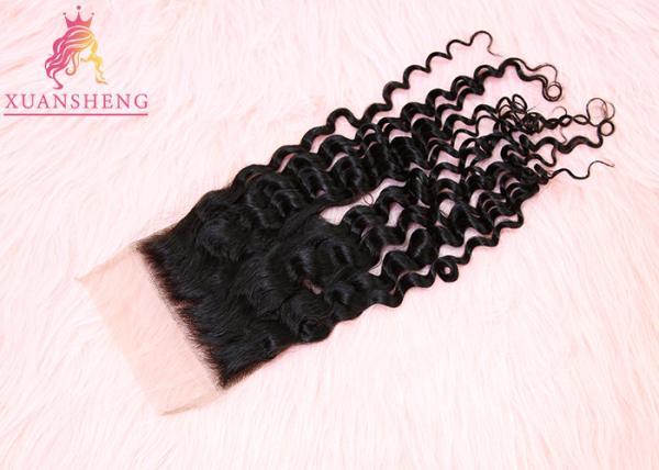 Deep Wave Hair 5*5 Transparents Lace Closure