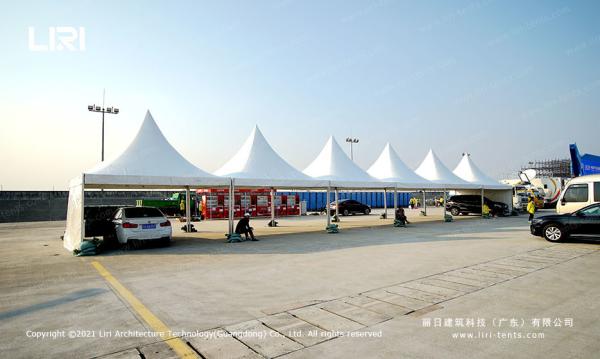 Gazebo 6x6 High Peak Marquee Pagoda Race Tent For Outdoor Event