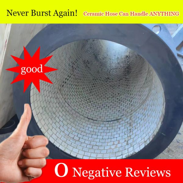 High Pressure Anti Corrosion Abrasion Resistant Ceramic Hose for Mine Tailings Pump Delivery