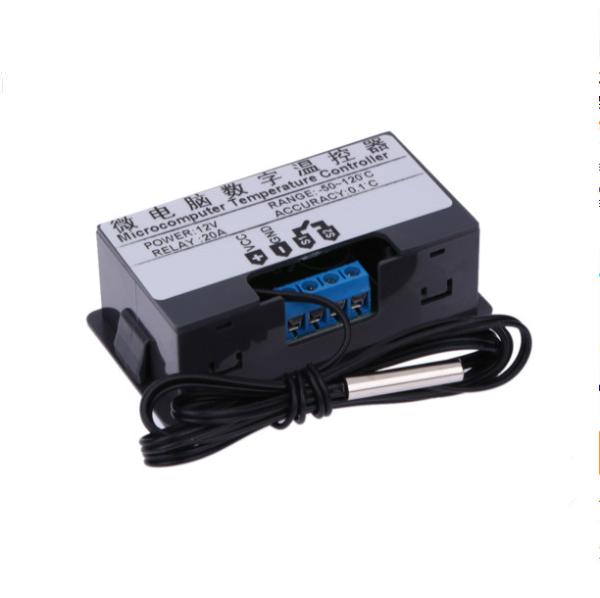 W3230 DC12V Digital Temperature Controller Red And Blue Display 20A -55-120 Degree Temperature Measurement Data Save